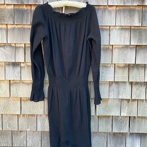 Tory Burch Black Long Sleeve Dress